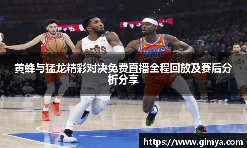 黄蜂与猛龙精彩对决免费直播全程回放及赛后分析分享