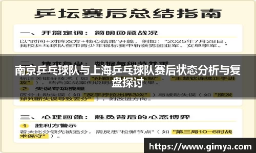 南京乒乓球队与上海乒乓球队赛后状态分析与复盘探讨